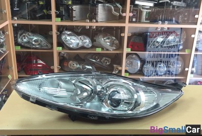 Фара Форд Фиеста линзованная,внутри хром склад16 - купить Александровке