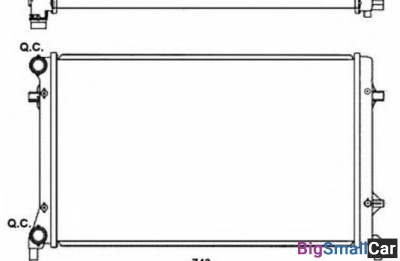 Радиатор охлаждения SAT sgvw0004 - купить Александровке