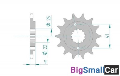Звезда ведущая AFAM 20510-15 (JTF1309.15) - купить Александровке