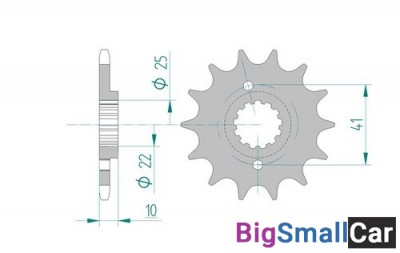 Звезда ведущая AFAM 20509-15 (JTF308.15) - купить Александровке