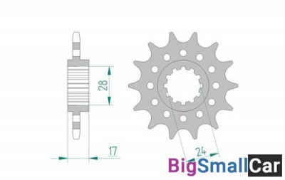 Звезда ведущая AFAM 20511-15 CBR 600 F  520 91-96 - купить Александровке