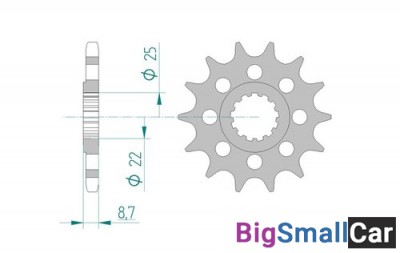 Звезда ведущая AFAM 28403-17 GSX-R1000  525 - купить Александровке