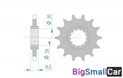 Звезда ведущая AFAM 20607-15 (JTF1332,15) - купить Александровке