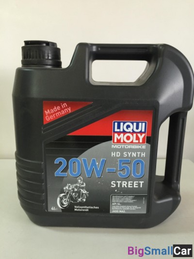 Масло моторное LIQUI MOLI 20W-50 Synth Street 4л 3817