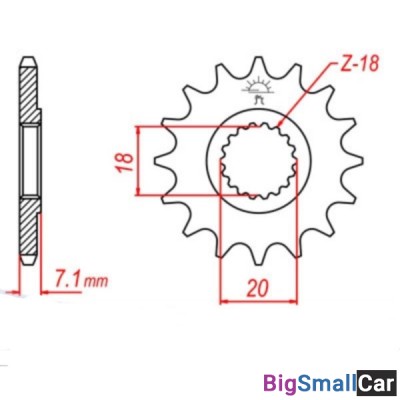 Звезда ведущая JT JTF427.12 - купить Александровке