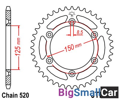 Звезда ведомая JT JTR897.40 - купить Александровке