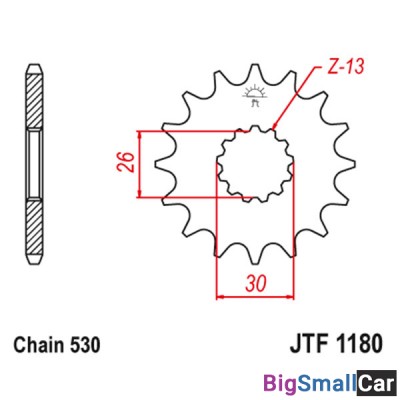 Звезда ведущая JT JTF1180.17 - купить Александровке