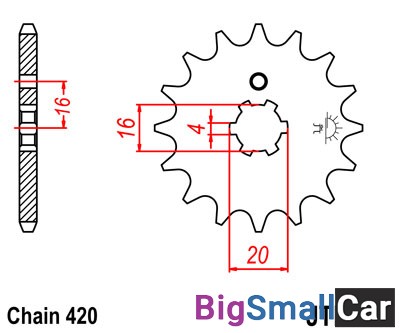 Звезда ведущая JT JTF546.13 - купить Александровке
