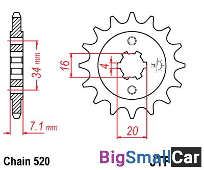 Звезда ведущая JT JTF1903.14 - купить Александровке
