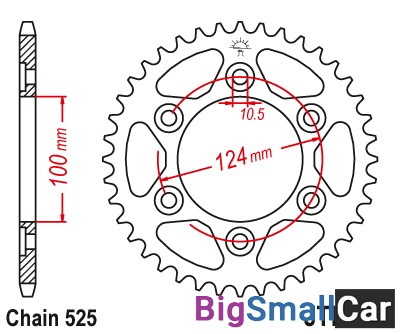 Звезда ведомая JT JTR745.42 - купить Александровке