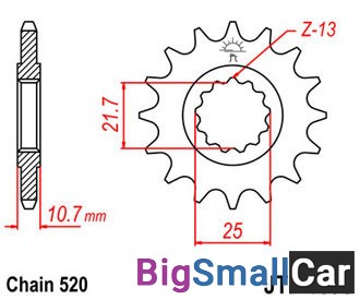 Звезда ведущая JT JTF1595.16RB - купить Александровке