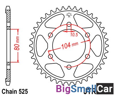 Звезда ведомая JT JTR1489.43 - купить Александровке