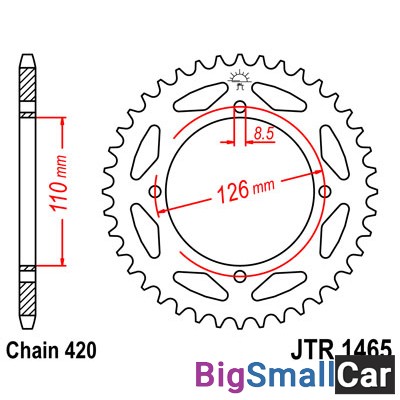 Звезда ведомая JT JTR1465.47 - купить Александровке