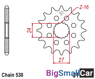 Звезда ведущая JT JTF423.16 - купить Александровке