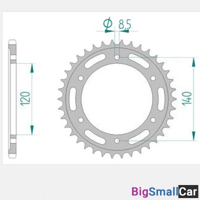 Звезда ведомая AFAM 10311-38 - купить Александровке