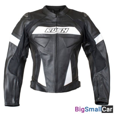 Куртка кожа RUSH Cyborg blk/white L 31-04525 - купить Александровке