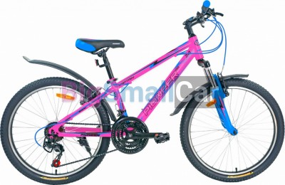 Горные велосипеды PIONEER CAPTAIN 24/12 pink-blue-black - купить Александровке