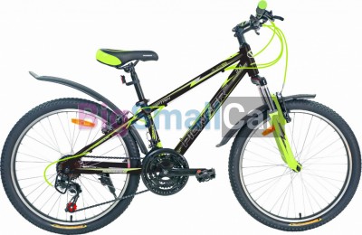 Горные велосипеды PIONEER CAPTAIN 24/12 black-lemon-silver - купить Александровке