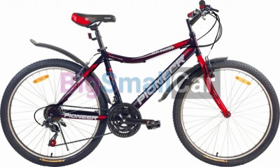 Дорожные велосипеды PIONEER OPTIMA 26/18 black-red-white - купить Александровке