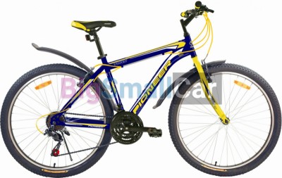 Дорожные велосипеды PIONEER TOWN 27,5/17 darkblue-yellow-white - купить Александровке