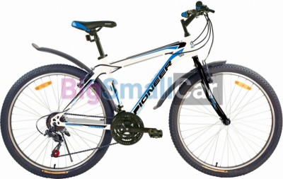 Дорожные велосипеды PIONEER TOWN 27,5/20 white-black-blue - купить Александровке